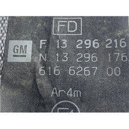 OPEL ZAFIRA B Bal hátsó Biztonsági Öv