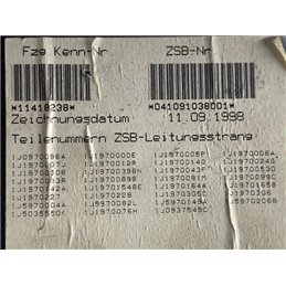 VW BORA Biztosítéktábla Doboz