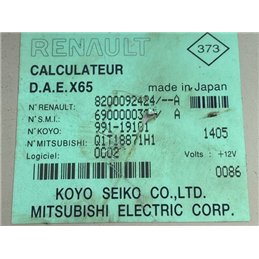 RENAULT CLIO II Kormányoszlop Vezérlő