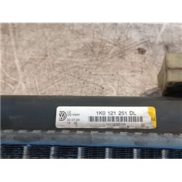 VW GOLF VI Vízhűtő Radiátor (Klímás)