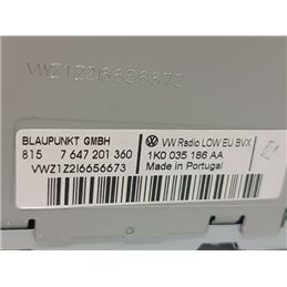 VW GOLF VI Rádió / CD