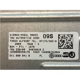 VW GOLF VI Bal Térdlégzsák