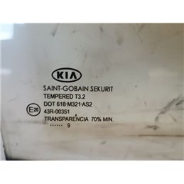 KIA CEED Jobb hátsó Ablak