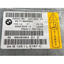BMW 5 E60 Légzsák Indító Modul Oldallégzsák