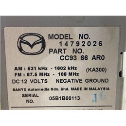 MAZDA 5 Rádió / CD