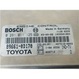 TOYOTA YARIS Motorvezérlő