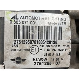 MINI HATCHBACK Bal Ködfényszóró