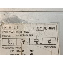 HYUNDAI i20 Rádió / CD
