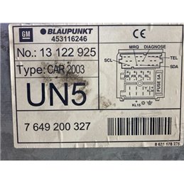 OPEL MERIVA A Rádió / CD