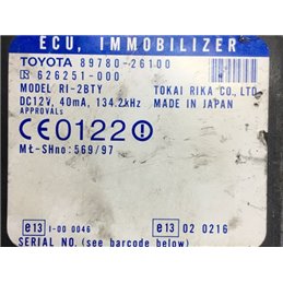 TOYOTA HIACE Immobilizer Elektronika