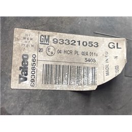 OPEL MERIVA A Jobb Fényszóró