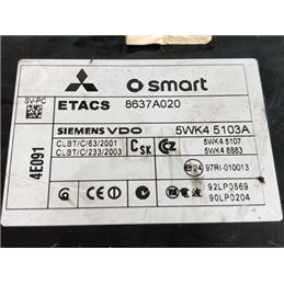 MITSUBISHI COLT Biztosítéktábla Doboz