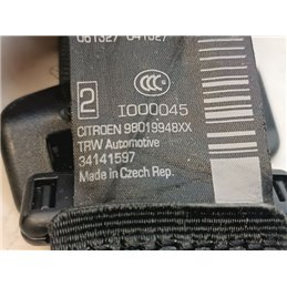 CITROËN C3 Jobb hátsó Biztonsági Öv