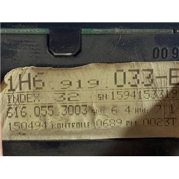 VW GOLF III Kilométeróra