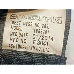 MAZDA 6 Hátsó középső Biztonsági Öv