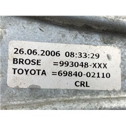 TOYOTA COROLLA Jobb hátsó Ablakemelő Szerkezet (Mechanikus)
