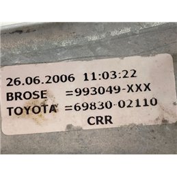 TOYOTA COROLLA Bal hátsó Ablakemelő Szerkezet (Mechanikus)