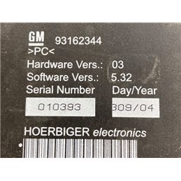 OPEL TIGRA Cabrio Tetővezérlő