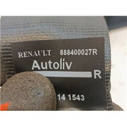 RENAULT MEGANE III Jobb hátsó Biztonsági Öv