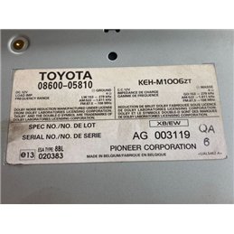 TOYOTA AVENSIS T22 Rádió / CD