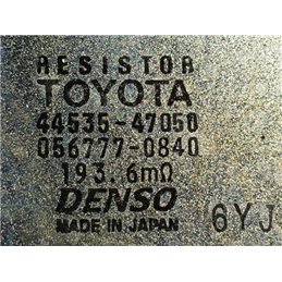 TOYOTA PRIUS Előtét Ellenállás Fűtőmotor