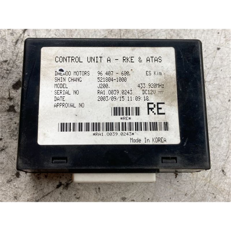 DAEWOO NUBIRA Komfort Elektronika