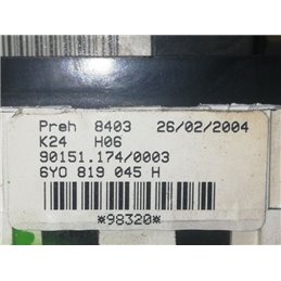 SKODA FABIA I Fűtéskapcsoló (Nem klímás)