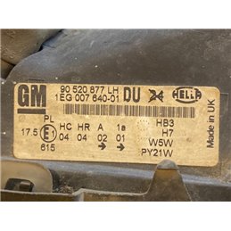 OPEL ASTRA G Bal Fényszóró