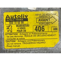 PEUGEOT 406 Légzsák Elektronika