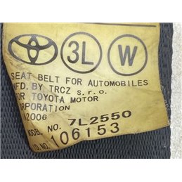 TOYOTA COROLLA Bal hátsó Biztonsági Öv