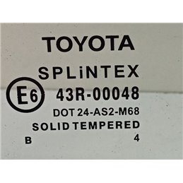 TOYOTA AVENSIS T25 Jobb hátsó Fixüveg (Ajtóban)