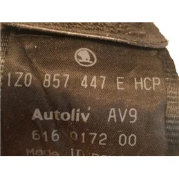 SKODA OCTAVIA II Bal hátsó Biztonsági Öv