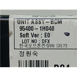 KIA PRO Biztosítéktábla Utastér