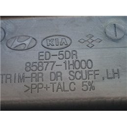 KIA CEED Bal hátsó Belső Küszöb Burkolat