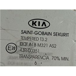 KIA CEED Bal hátsó Ablak