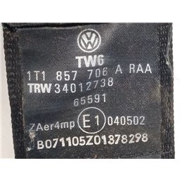 VW TOURAN Jobb első Biztonsági Öv