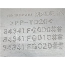 SUBARU FORESTER Alsó Kormányoszlop Burkolat