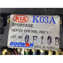 KIA SPORTAGE Fűtéskapcsoló (Nem klímás)