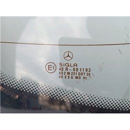 MERCEDES-BENZ E-CLASS Hátsó Szélvédő