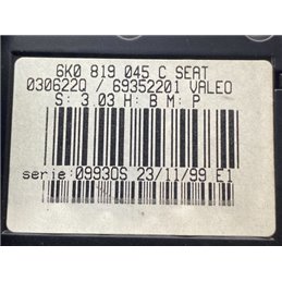 SEAT IBIZA II Fűtéskapcsoló (Nem klímás)