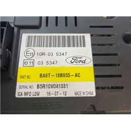 FORD FIESTA VII Multifunkciós Kijelző