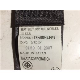 HONDA CIVIC VIII Jobb hátsó Biztonsági Öv