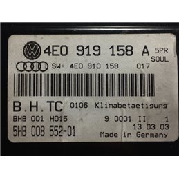 AUDI A8 Fűtéskapcsoló (digit klímás)