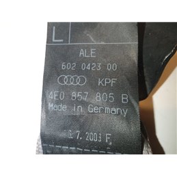 AUDI A8 Bal hátsó Biztonsági Öv