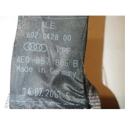 AUDI A8 Jobb hátsó Biztonsági Öv