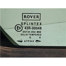 ROVER 45 Jobb hátsó Fixüveg (Ajtóban)