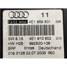 AUDI A8 Bal első Ablakemelő Motor