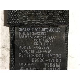 KIA PICANTO Bal hátsó Biztonsági Öv