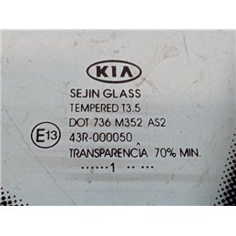 KIA CEED Jobb C Oszlop Oldalablak Üveg