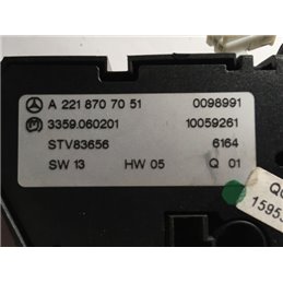 MERCEDES-BENZ S-CLASS Bal első Ülésállító Kapcsoló